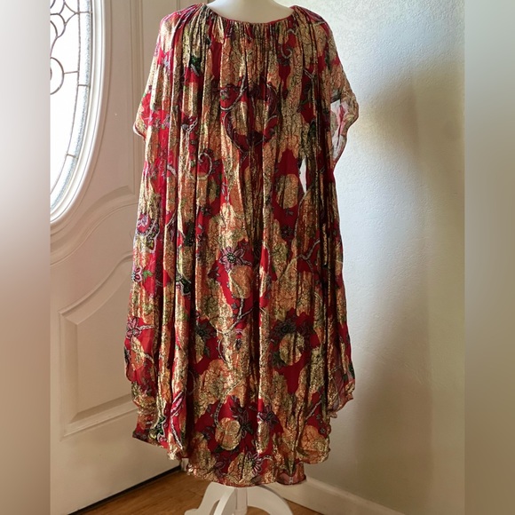 PAT SANDLER SILK GOWN 6 - Picture 2 of 9